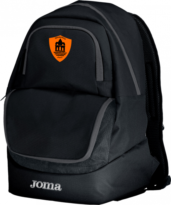 Joma - Sønderborg Backpack - Czarny & biały